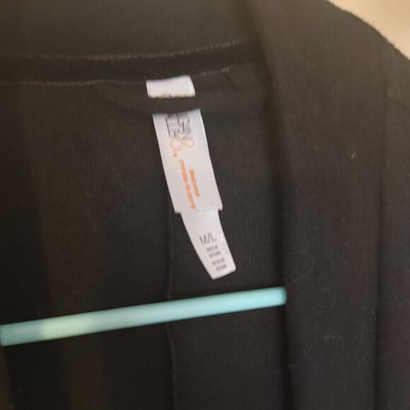 Gilligan & Omalley Size Medium Large M/L Black NWT New Open Duster Sweater - Picture 4 of 10